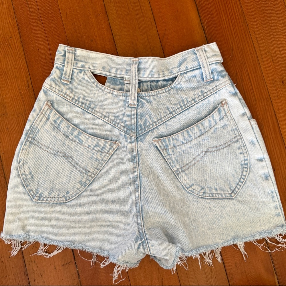 Vintage Rare Nuovo Denim Cut Out Shorts - Picture 2 of 7